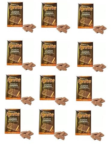 12 x My Fuels Ignite Natural Firelighters - 24 In Pack