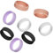 8 Pcs Silicone Ring Case Compatible with Universal Oura Ring,Soft Silicone Anti-Scratch Case for Protector for Women Men (Oura Ring Kit for Sizes 8/9/10/11)