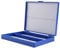 YKMYXZ, Royal Blue Plastic Rectangle Hold 100 Microslide Slide Microscope Box