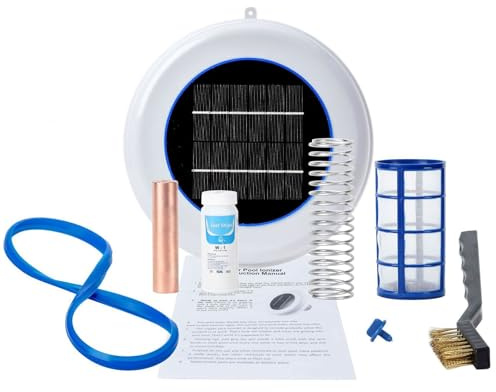 Automatischer Kupfer-Silberionen-Poolreiniger, chlorfreier Wasserreiniger für Schwimmbäder, Spa, Brunnenwartung