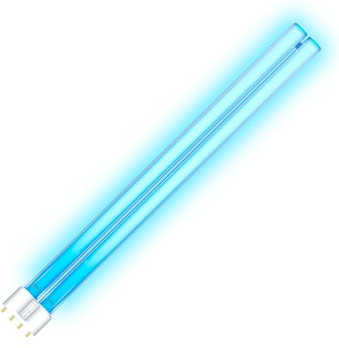 UPPZLLXU 36W Lampadina UVC 2G11 PLL, Reattore Elettronico, per Clarificatore Laghetto e Filtro UVC, contro Batteri e Alghe per Acquari e Stagni
