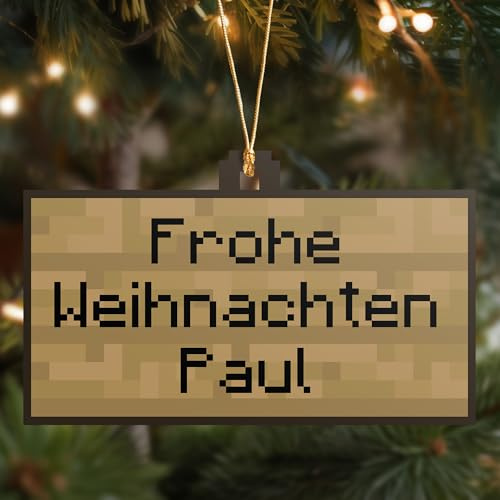 Gaming XXL Weihnachtsbaumschmuck - Geschenke für Zocker personalisierte Weihnachtskugeln, Geschenke für Zocker PC Christbaumschmuck, Zocker Geschenk Weihnachtsdeko - Geschenkidee Gamer