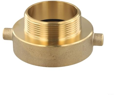 2-1/2 NST NH femelle vers 2 NPT mâle adaptateur de tuyau en laiton pour équipement de pompiers y compris les becs d'incendie et les prises d'aspiration