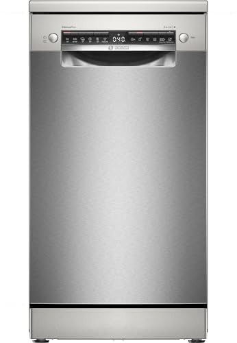 Bosch, Lavavajillas, Serie 4, 45 cm, 10 servicios, Inox, SPS4HMI13E | Formato compacto con secado extra y control desde la app Home Connect.