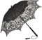 VON LILIENFELD Sombrilla de encaje mujer sombrilla novia Vivienne, Negro, medium, Novia oro Elegant
