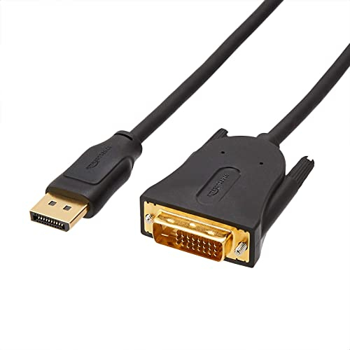 Amazon Basics HL-007269 Verbindungskabel, DisplayPort auf DVI, Full-HD, 3 m (10 feet), Schwarz