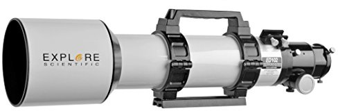 Explore Scientific Astronomie Refraktor Teleskop 102/714 FCD 100 APO | Mond, Planeten, Deep Sky, Apochromat, Astrofotografie, Triplet Optik, Aluminiumtubus, Hexafoc 10 zu 1