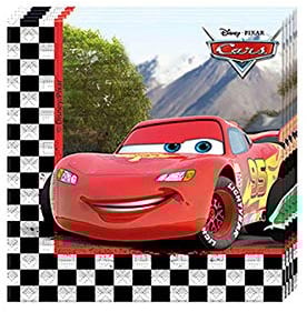 Disney 46936 Pixar Cars Party Tableware Napkins Paper Two-Ply