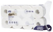 Tork® Premium Toilettenpapier, extra weich - 3-lagig m. Dekorprägung, hochweiß, Packung mit 9 x 8 Rollen