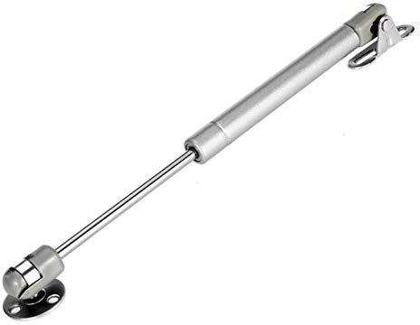 Farwind Modern 50N Hydraulic Gas Strut, Steel & Copper, Silver, for Cabinet Doors & Toolboxes