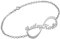JoelleJewelryDesign Silber Infinity Armband mit Namen Personalisiert Namensarmband/Fußband mit Namen Fashion Schmuck Geschenk für Freundin, Mutter, Schwester