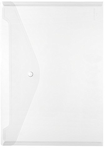 Herlitz Dokumententasche / Dokumentenmappe / DIN A4 / transparent klar