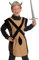 Kinder-Kostüm Nordmann, einteiliger Überwurf für Wikinger, Barbaren und Ritter (128/140)