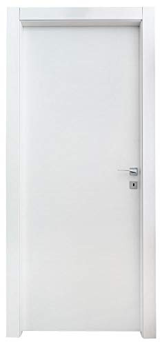 Kimono Porta Interna a Battente Ecodoor 2.0, Laminato Matrix Bianco, Sinistra (210x70)