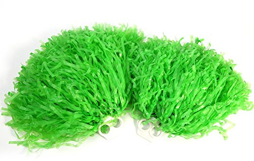 Alomejor Cheerleading Pom Poms f¨¹r Cheerleader - Balltanz Abendkleid Party Sport Tanzen (Gr¨¹n)