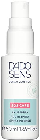 DADO SENS SOS CARE AKUTSPRAY 50 ml - Besänftigt sensible, irritierte Haut. Bei gereizter, geröteter Haut. Auch zur therapiebegleitenden Pflege bei perioraler Dermatitis, Neurodermitis und Allergien.