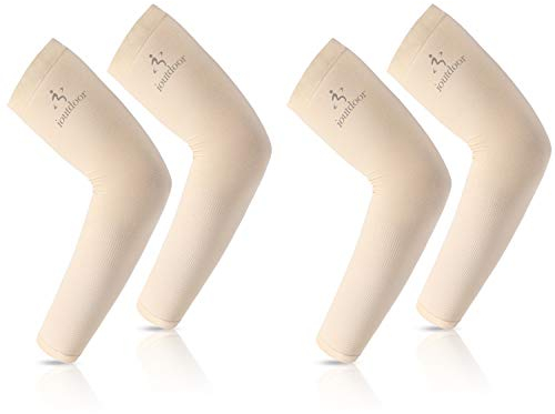 ioutdoor Arm Sleeves Kühlung UPF 50+, Kompressions Armstulpen, Sonnenschutz Arm Ärmel, Elastische, Atmungsaktiv, Anti-Rutsch, Kein Verblassen, Pillingresistent, Unisex-Ärmlinge für im Freien Sport