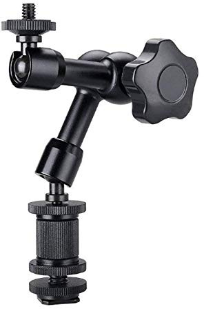 Verstellbarer Gelenkarm für Spiegelreflexkameras, LED-Leuchten, Blitze, LCD-Monitore, 17,8 cm