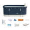 OUCRIY 120x55x50cm Bewegliche Erwachsene Faltbare Badewannen,Tragbare Studentenbadewanne Familienbadewannen Kinder,Temperaturerhaltung Badewanne, Ideal für Heißes Bad Eisbad