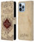 Head Case Designs Officially Licensed Harry Potter The Marauder's Map Prisoner Of Azkaban II Leather Book Wallet Case Cover Compatible With Apple iPhone 13 Pro Max