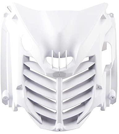 Cache interieur/grille radiateur oem nitro/aerox -2013 (5brf837n4000) blanc