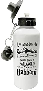 Borraccia Babbani - Borraccia Pallavolo - Gioco tra i Babbani - Saga magia - maghetto - Idea Regalo Divertente