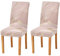 xigua 4PCS Chair Cover Rose Gold Marble Ripple Dining Chair Slipcovers Stretch Table Seat Protector Covering for Home Hotel Room Wedding Party Restaurant