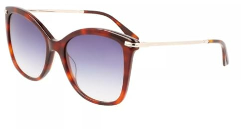 Calvin Klein Damen Ck22514s Sonnenbrille, Braun Havanna, 42