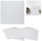 Relaxdays Wandpaneele, 10er Set, selbstklebend, zuschneidbar, Schaumstoff, Wandverkleidung Steinoptik, 70x70 cm, weiß, 70 x 70 x 0.5 cm