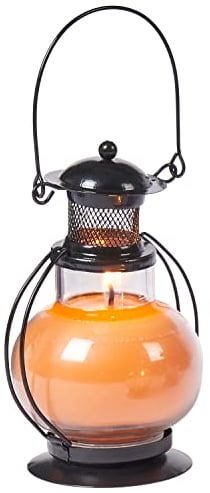 MARRAKESCH - Farol oriental como vela aromática de lavanda en cristal, 14 cm, diseño vintage