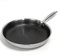 Lexi Home Tri-ply 12 Stainless Steel Scratch Resistant Nonstick Frying Pan