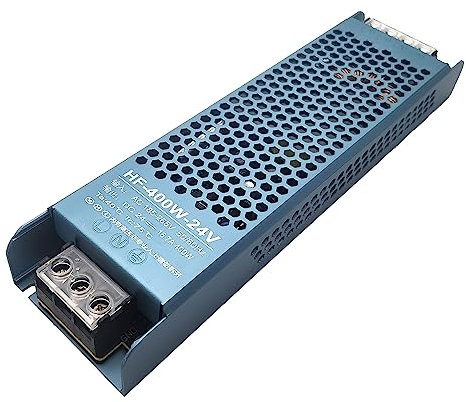 LED Netzteil 400W 24V LED Trafo 16,7A, IP20 LED Transformator AC 185-265V auf DC 24 Volt Treiber, Konstantspannung Niedervolttrafo für LED Birnen Lichtstreifen Lampen Displays CCTV