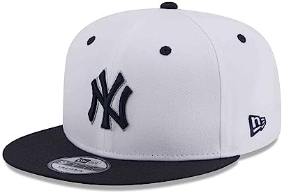 New Era - MLB New York Yankees White Crown Patch 9Fifty Snapback Cap Farbe Weiß, Größe S-M