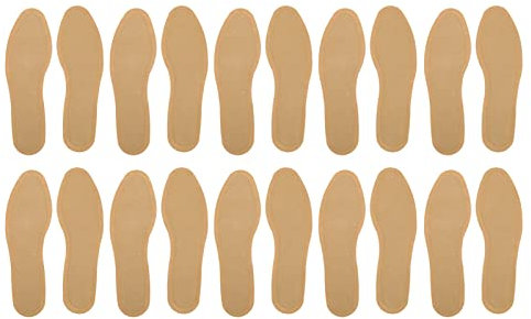 EVTSCan 10 Paar Fußwärmer, Ohne Aufladen, Einweg-Klebstoff, Tragbare Einlegesohlen-Fußwärmer Für Den Außenbereich, Größe 35–37