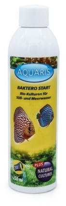 Aquaris Baktero Start - 250 ml. Starterbakterien für EIN funktionierendes Biosystem in Ihrem Aquarium. Unterstützt das natürliche Gleichgewicht und enthält lebende Mikroorganismen.