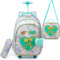 HTgroce Schulranzen mit Rollen für Mädchen, Kinderrucksack mit Rollen Trolley Schulrucksack für Mädchen,Schultrolley Rucksäcke Kinder Schulrucksack Schultasche mit Rollen
