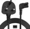 AJTECH® NEW 3M Right Angle Figure 8 Compatible Samsung TV Power Cable - Certified 2 Pin IEC C7 Power Lead UK Plug - Replacement for LG TV TCL Hisense Fire Sony PS5 AC Mains Pure Copper Cord - 3 Meter