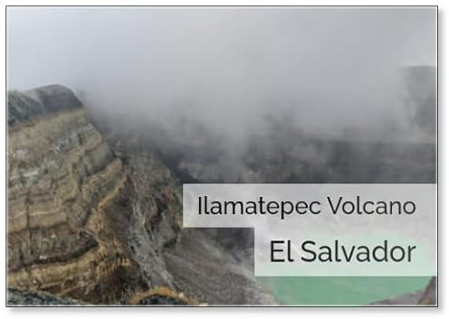 Ilamatepec Kühlschrankmagnet Vulkan Santa Ana, El Salvador