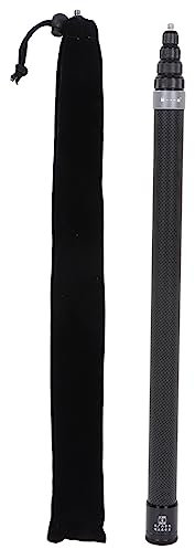 Bewegungskamera-Selfie-Stick, Unsichtbarer Selfie-Stick, Sport, Teleskopisch, Einziehbar, Drehbar, Drehbar, Leicht, Kohlefaser-Fotostick füR X3 ONE RS GO 2 X2 R X