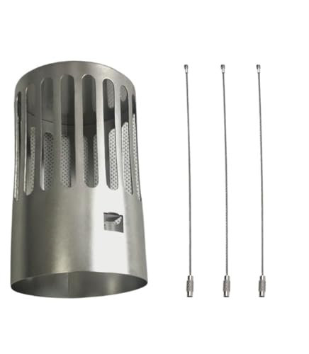 Hot Stainless Steel Spark Arrester Tent Furnace, Camping Wool Stoves, Rainproof Cap, Fireproof Star Chimney Caps