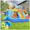 HBDSMLPL Inflatable Bouncy Castle with Slide and Ball Pit for Kids, Trampoline, Climbing, Blower, Inflatable Water Slide for Kids Aged 3-12,3.4×3.2×2.4M(LxWxH)