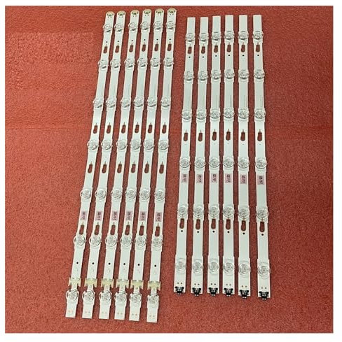 Tira de retroiluminación LED para modelos de TV Samsung de 50 pulgadas, kit de tira de retroiluminación LED para UE50MU6120K UE50MU6105K UE50MU6103U UE50MU6102K UE50MU6100W UE50MU6100U UE50MU6100K