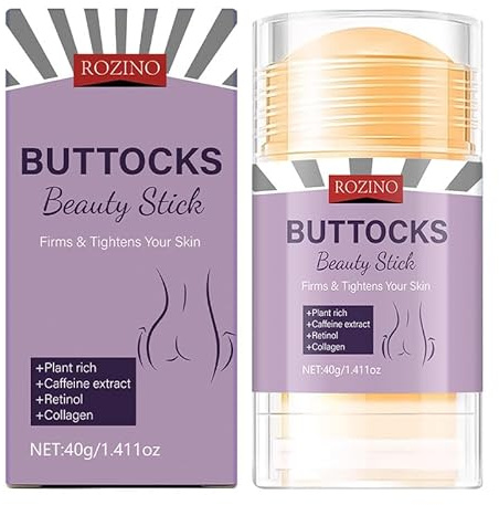 Retinol & Collagen Butt Enhancement Cream Stick – Butt Enhancer – Hip Lift Up Cream – Straffender & Lifting-Effekt, hilft zu heben, zu straffen, zu straffen und das Auftreten von Cellulite zu