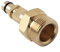 Adaptador de conector rápido para lavadora a presión M22, adaptador de manguera de pezón para adaptadores de manguera Karcher K-Series, material de latón macizo