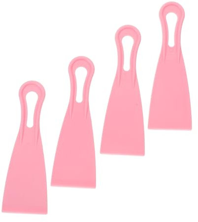 Warmhm 4pcs Ice Cream Roll Machine Spatula Set Small Plastic Ice Cream Maker Shovel for Homemade Yogurt and Dessert Rollers Kitchen for Family Use