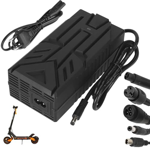 VOLOHAS 42V-58,8V 3A Ladegerät für Kukirin G2/G2 Master/G3/G3 Pro,Joyor Y10,für Ninebot Max G30/F2 Pro D/E3 Pro D Elektroroller, Universelles Schnellladegerät für 36V (10S Li-ion) bis 52V (14S Li-ion)