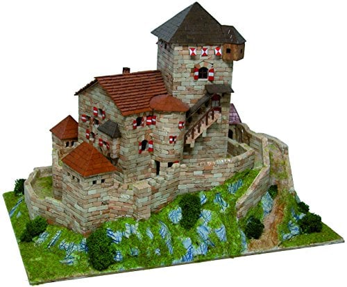 Aedes Ars 1054 Italien Aedes Burg Branzoll Modellbausatz, 33 x 28,5 x 5,5 cm, merhfarbig, M