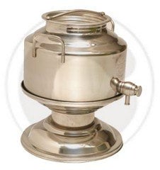 Contenitore Acciaio Inox Lt.5 C/Piede Inox
