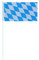 Flaggenfritze® Papierfahnen Deutschland Bayern ohne Wappen