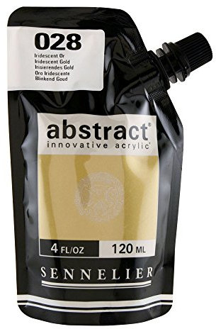 Sennelier – : Peinture acrylique abstract - Iridescent Or n°028 - 120 ml
